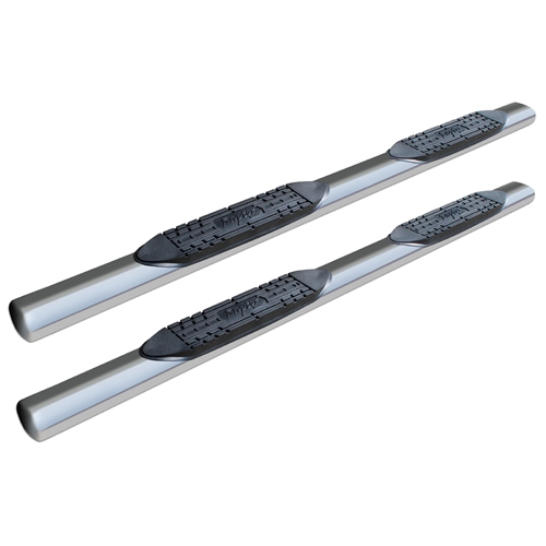 5in Straight Oval Nerf Bars - Stainless Steel