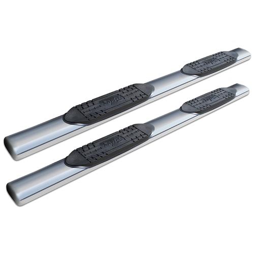 6in Straight Oval Nerf Bars - Stainless Steel