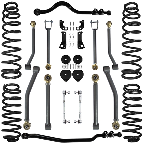 4in Stage 1.1 Lift Kit - Front and Rear - Wrangler JK/JKU