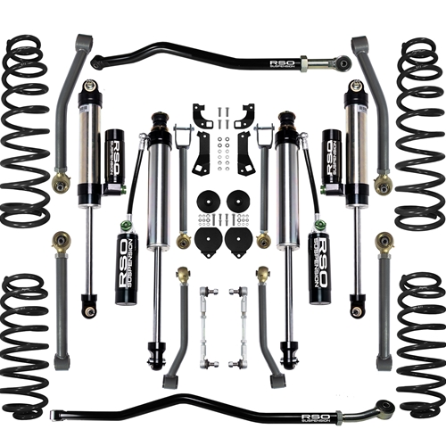 4in Stage 3.0 Lift Kit - Front and Rear - Wrangler JK/JKU