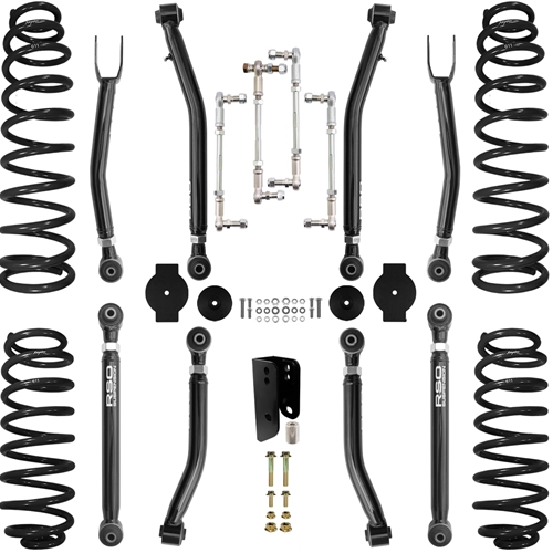 4in Stage 1.0 Lift Kit - Front and Rear - Wrangler JL/JLU