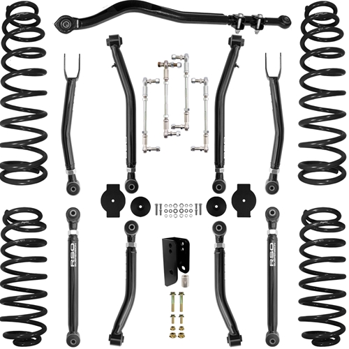 4in Stage 1.2 Lift Kit - Front and Rear - Wrangler JL/JLU